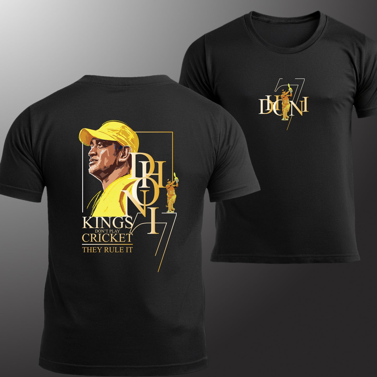 Dhoni - Front and Back