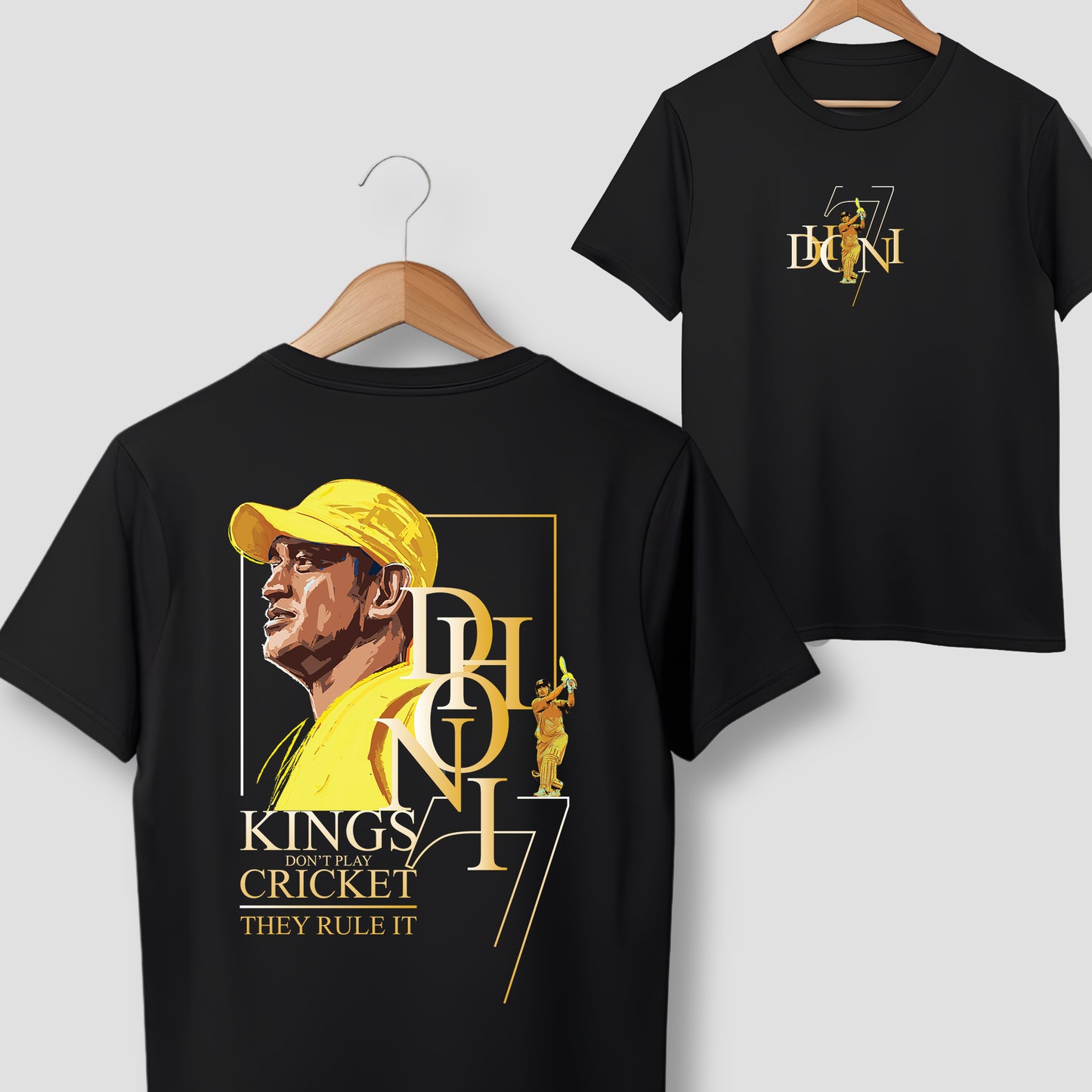 Dhoni - Front and Back