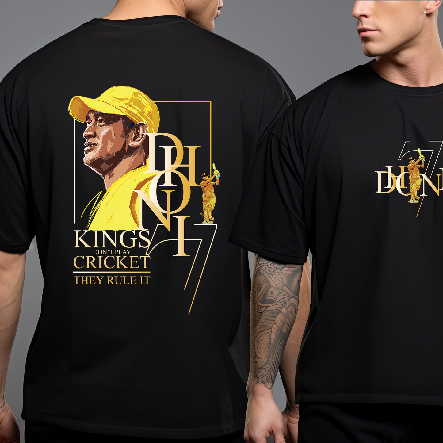 Dhoni - Front and Back